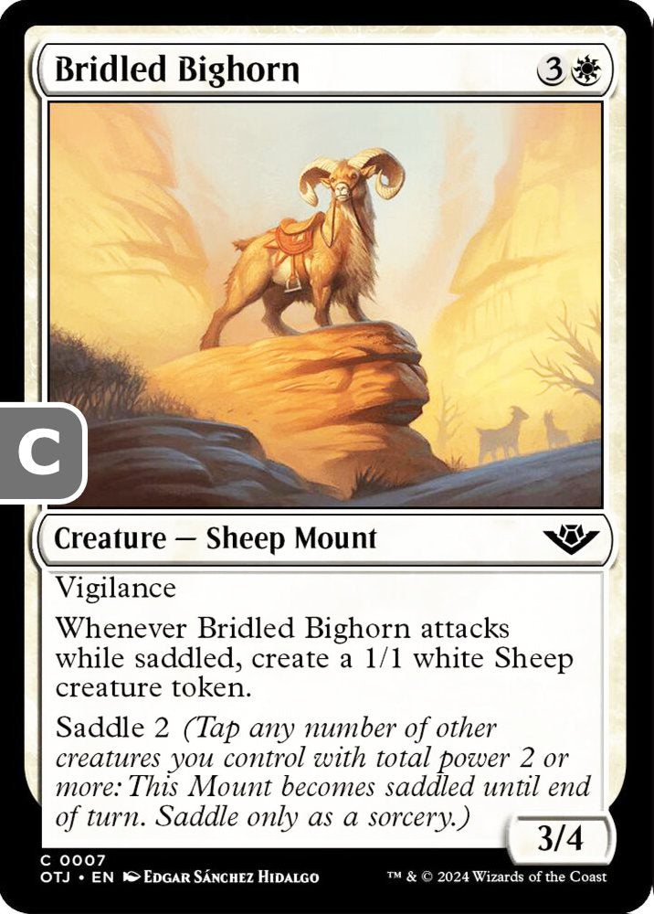 Bighorn OTJ Creature Sheep Mount NM