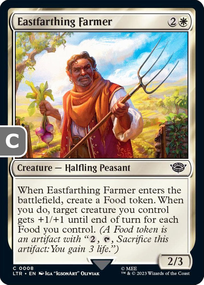 Eastfarthing Farmer LTR Creature Halfling Peasant NM