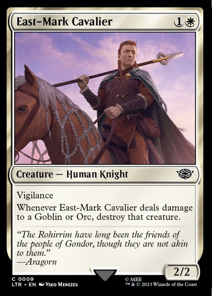 East-Mark Cavalier LTR Creature Human Knight NM