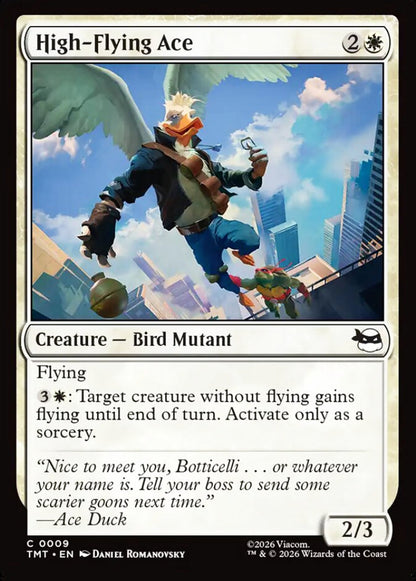 High-Flying Ace TMT Creature Bird Mutant NM
