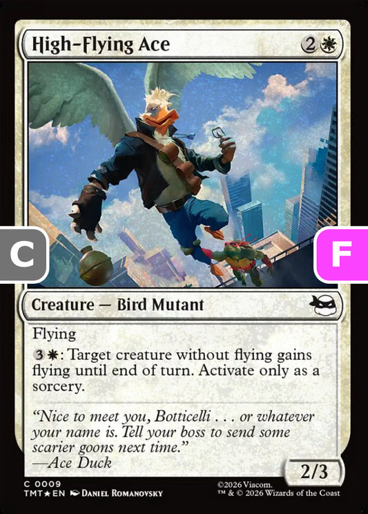 High-Flying Ace TMT Creature Bird Mutant *Foil* NM