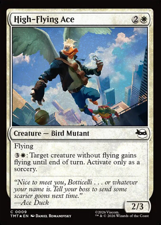 High-Flying Ace TMT Creature Bird Mutant *Foil* NM