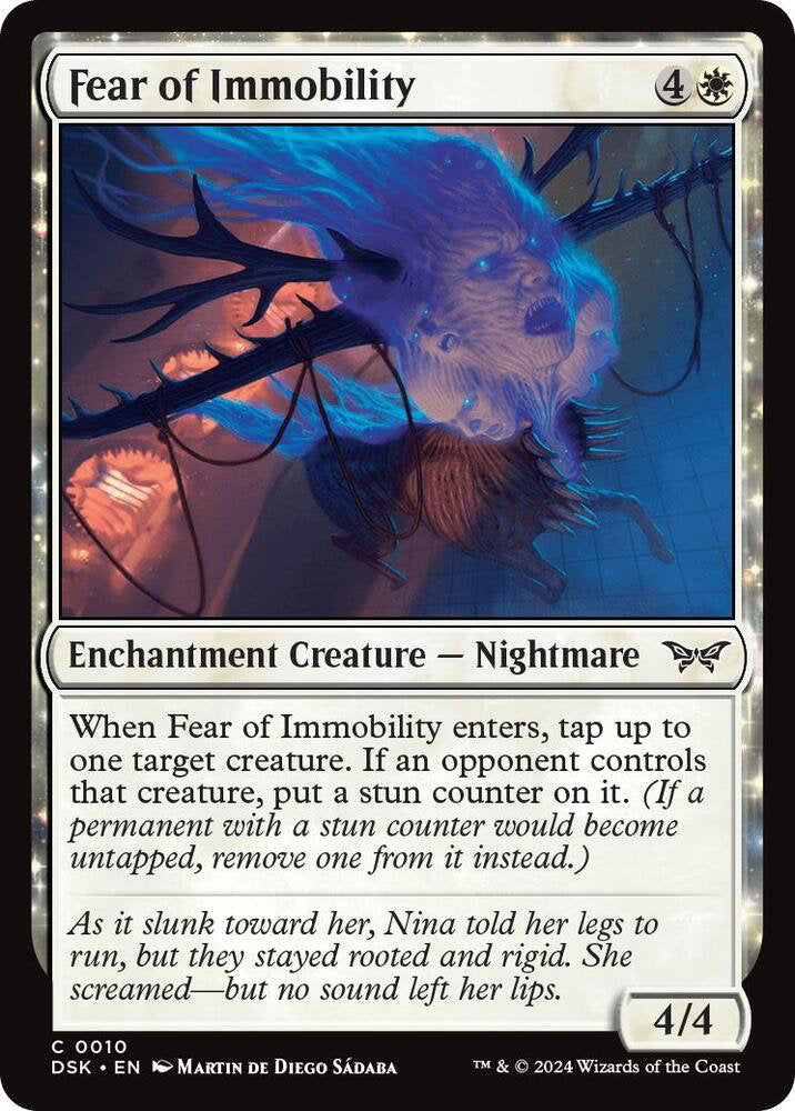 Fear of Immobility DSK Enchantment Creature Nightmare NM