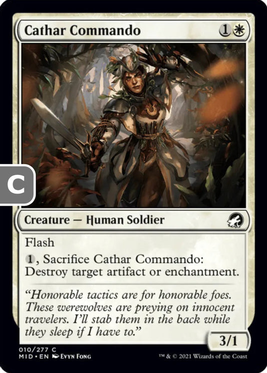 Cathar Commando MID Creature Human Soldier NM