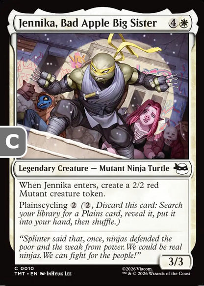 Jennika, Bad Apple Big Sister TMT Legendary Creature Mutant Ninja Turtle NM