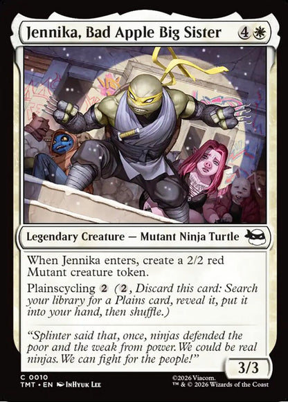 Jennika, Bad Apple Big Sister TMT Legendary Creature Mutant Ninja Turtle NM