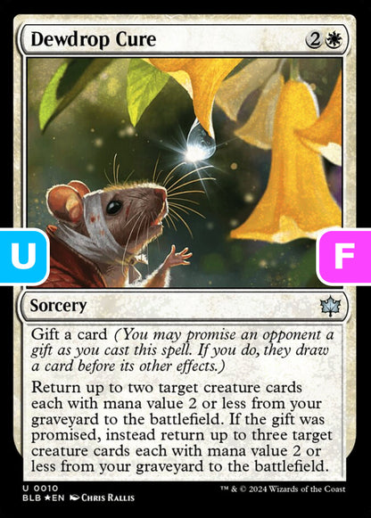 Dewdrop Cure BLB Sorcery  *Foil* NM