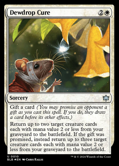 Dewdrop Cure BLB Sorcery  *Foil* NM