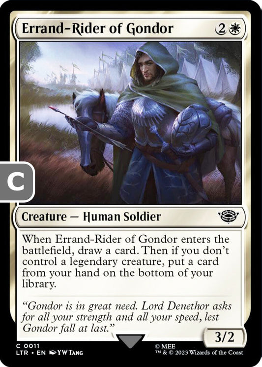 Errand-Rider of Gondor LTR Creature Human Soldier NM