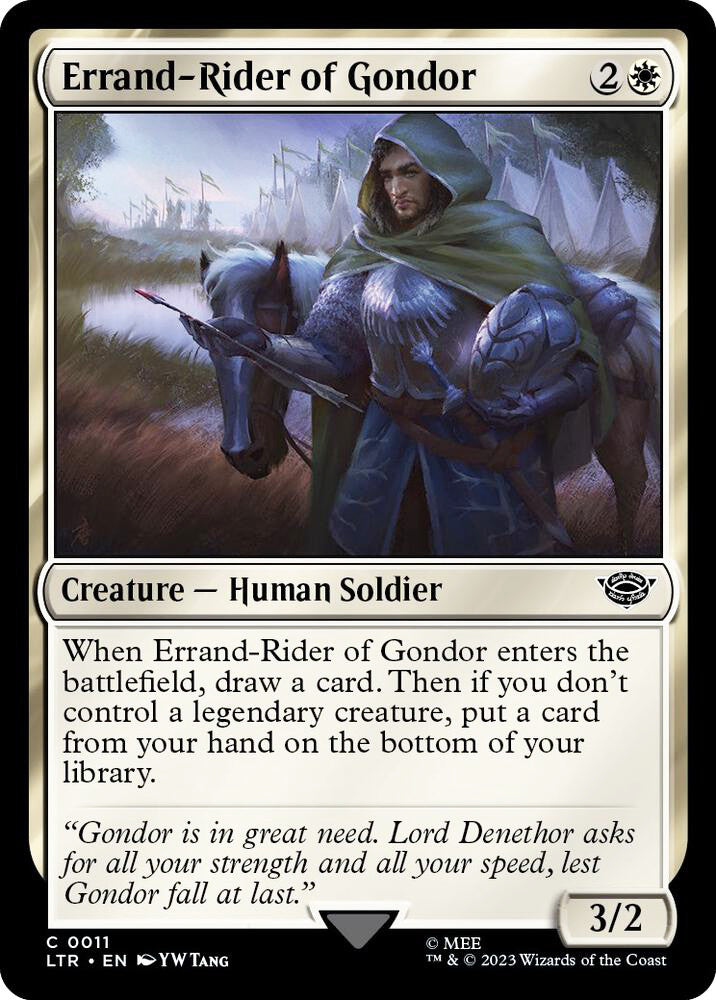 Errand-Rider of Gondor LTR Creature Human Soldier NM
