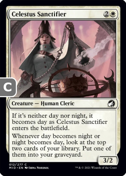 Celestus Sanctifier MID Creature Human Cleric NM