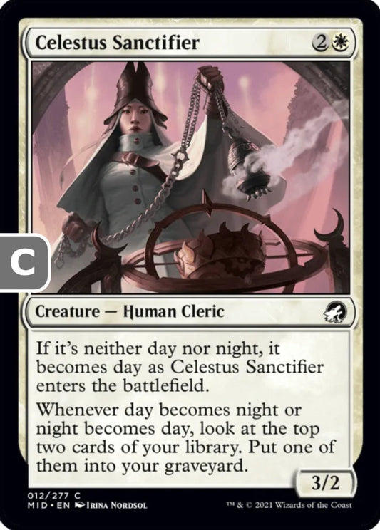 Celestus Sanctifier MID Creature Human Cleric NM