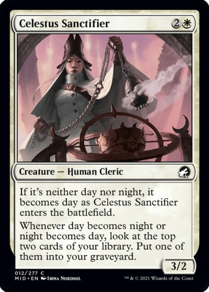 Celestus Sanctifier MID Creature Human Cleric NM