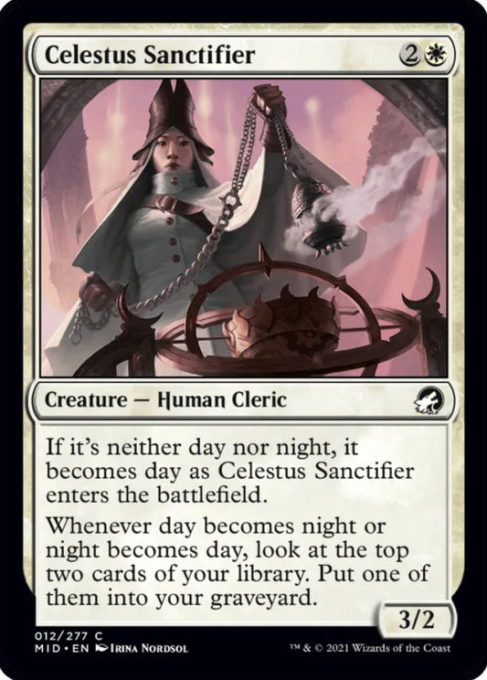 Celestus Sanctifier MID Creature Human Cleric NM