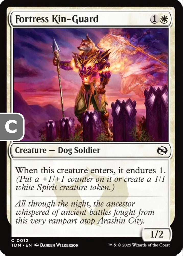 Fortress Kin-Guard TDM Creature Dog Soldier NM