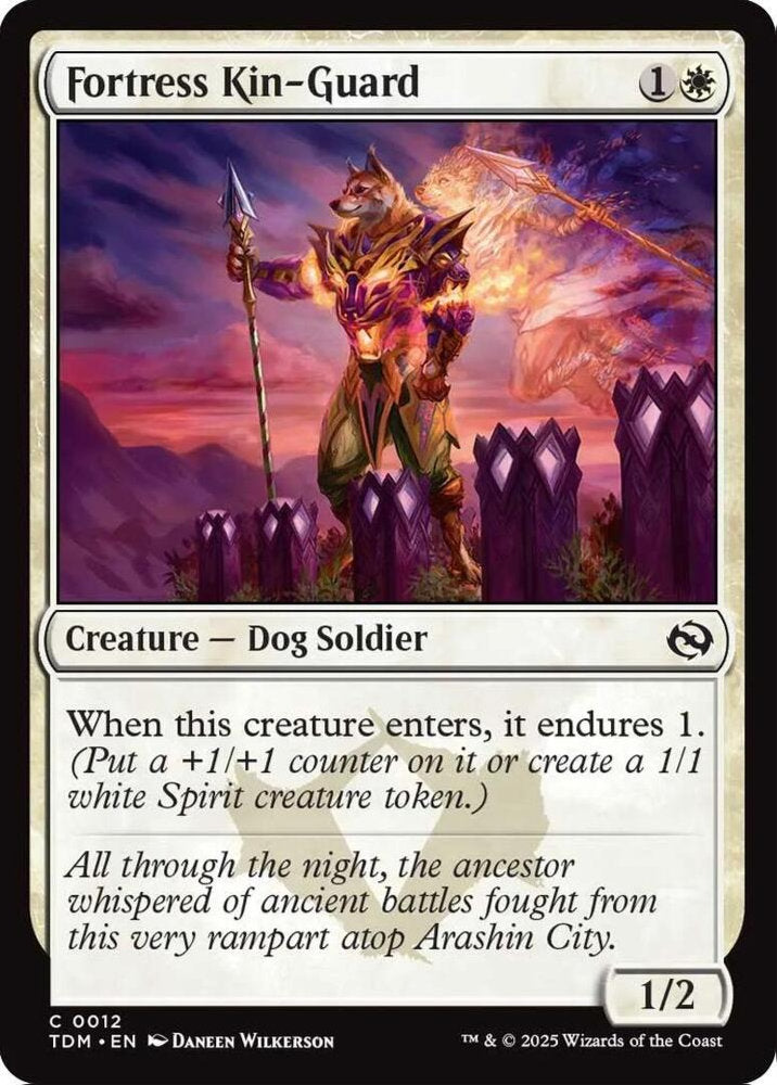 Fortress Kin-Guard TDM Creature Dog Soldier NM