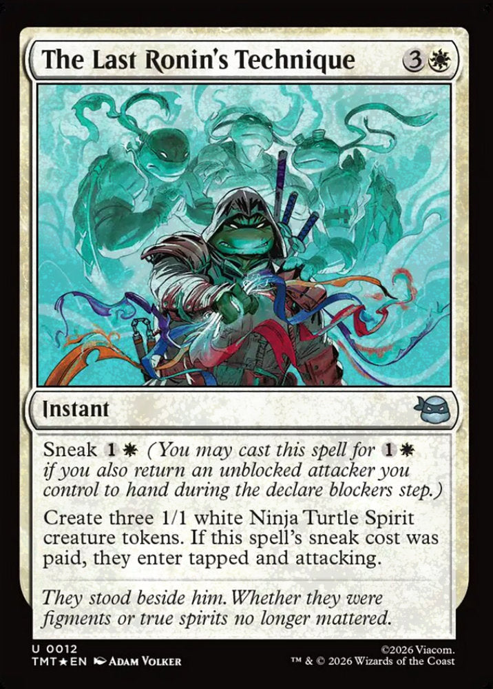 The Last Ronin's Technique TMT Instant  *Foil* NM