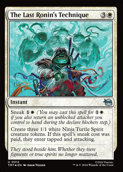 The Last Ronin's Technique TMT Instant  *Foil* NM