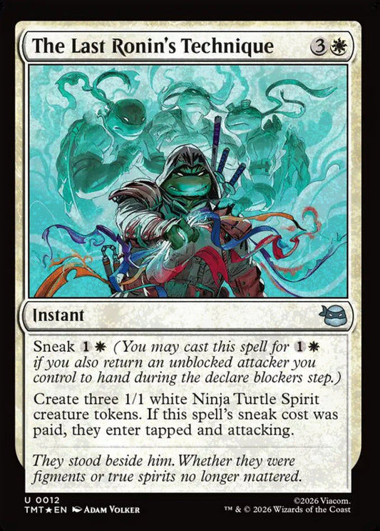 The Last Ronin's Technique TMT Instant  *Foil* NM