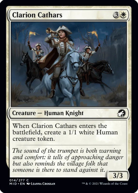 Clarion Cathars MID Creature Human Knight NM