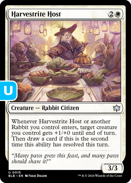 Harvestrite Host BLB Creature Rabbit Citizen NM