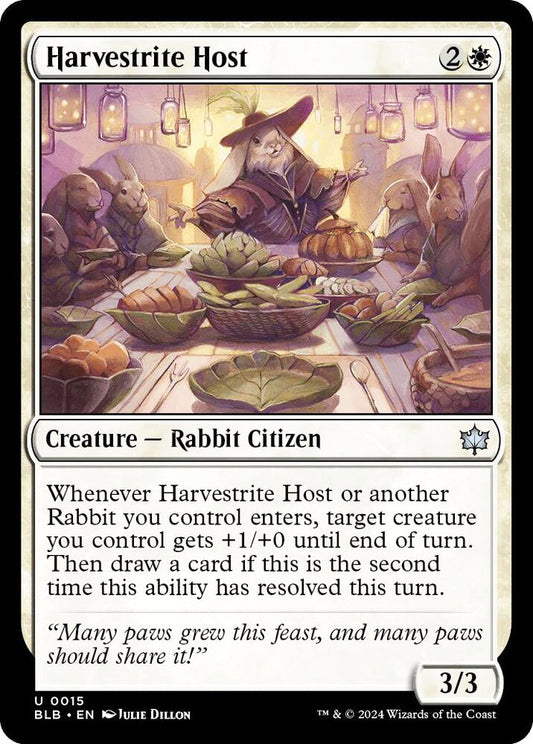 Harvestrite Host BLB Creature Rabbit Citizen NM