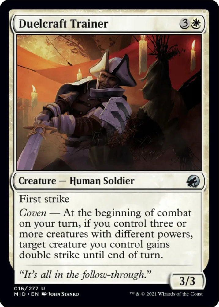 Duelcraft Trainer MID Creature Human Soldier NM