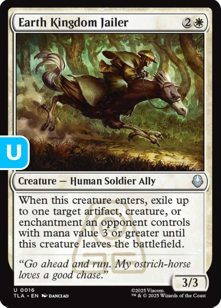 Earth Kingdom Jailer TLA Creature Human Soldier Ally NM