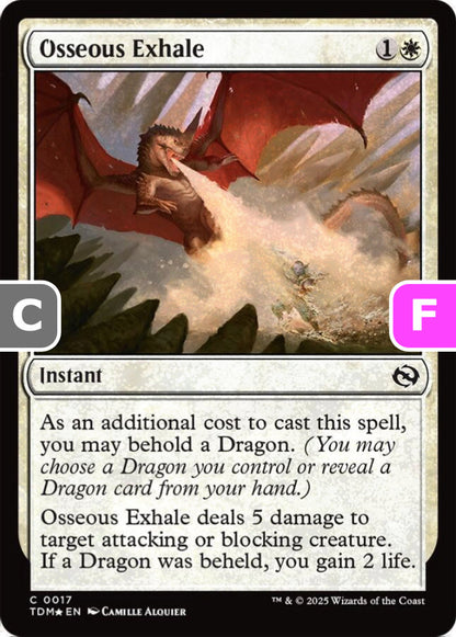 Osseous Exhale TDM Instant  *Foil* NM