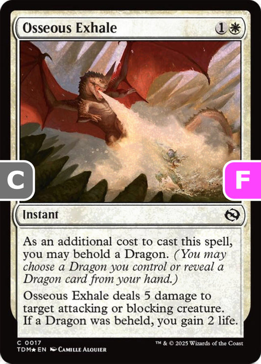 Osseous Exhale TDM Instant  *Foil* NM