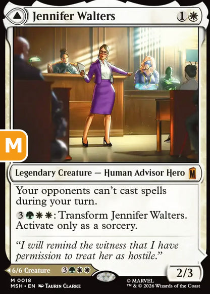 Jennifer Walters/The Sensational She-Hulk MSH Legendary Creature Human Advisor Hero/Gamma Hero NM