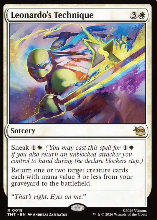 Leonardo's Technique TMT Sorcery  NM