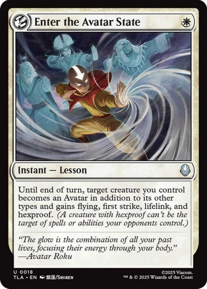 Enter the Avatar State TLA Instant Lesson NM