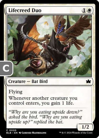 Lifecreed Duo BLB Creature Bat Bird NM