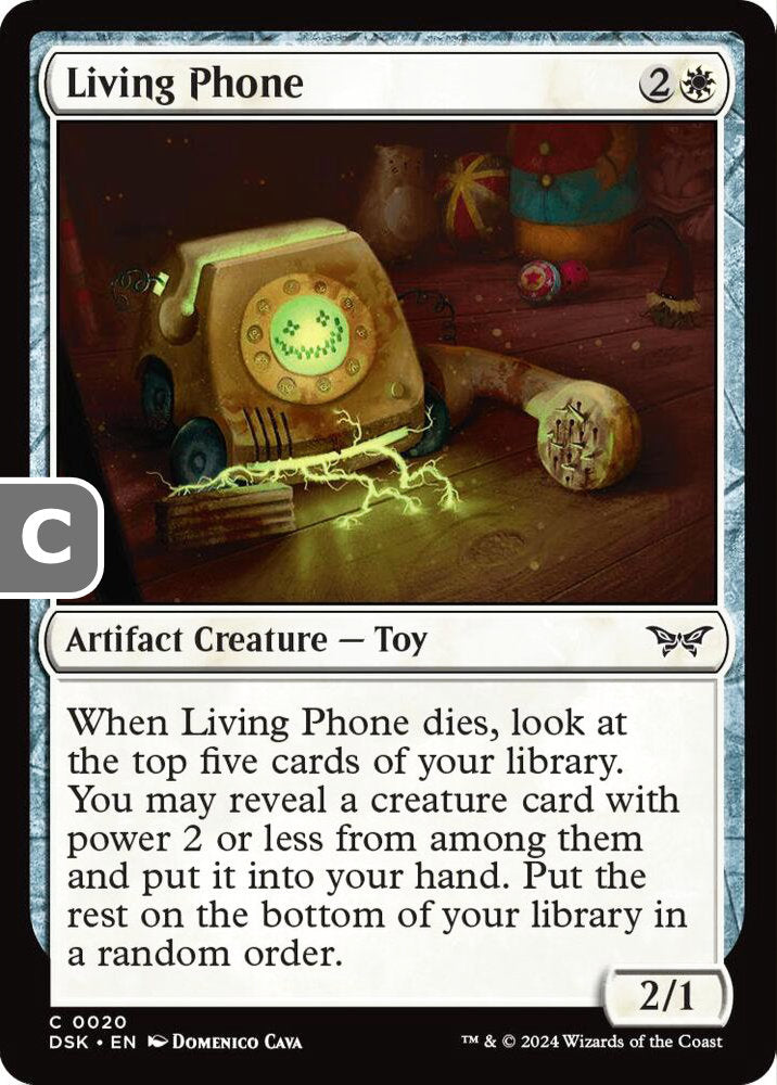 Living Phone DSK Artifact Creature Toy NM