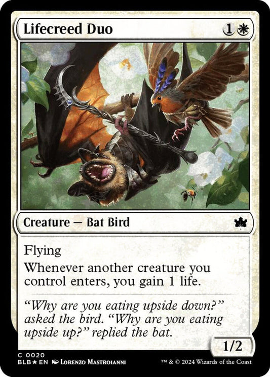 Lifecreed Duo BLB Creature Bat Bird *Foil* NM