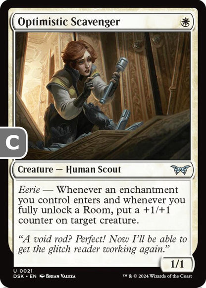 Optimistic Scavenger DSK Creature Human Scout NM
