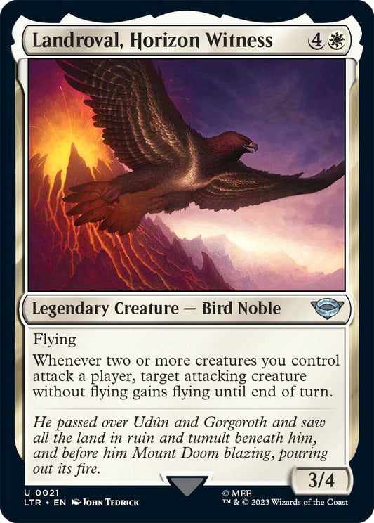 Landroval, Horizon Witness LTR Legendary Creature Bird Noble NM