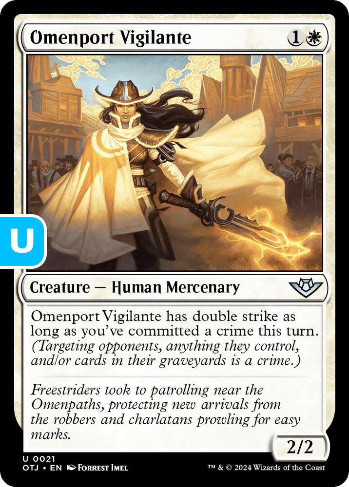 Omenport Vigilante OTJ Creature Human Mercenary NM