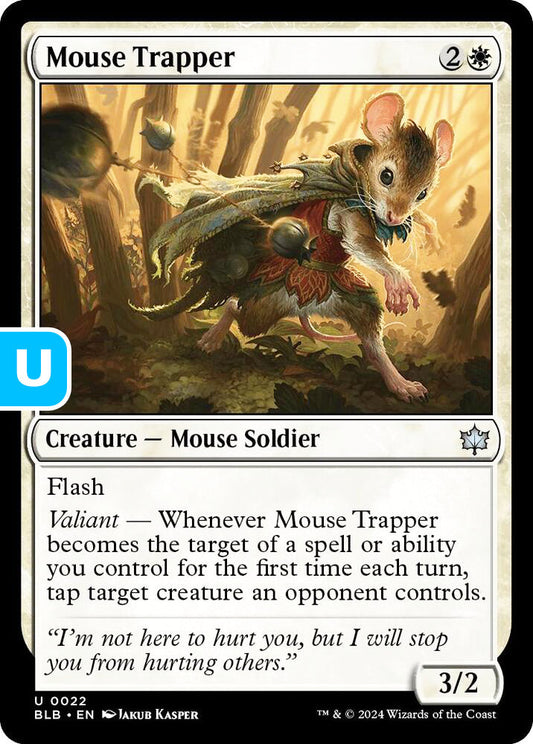 Mouse Trapper BLB Creature Mouse Soldier NM