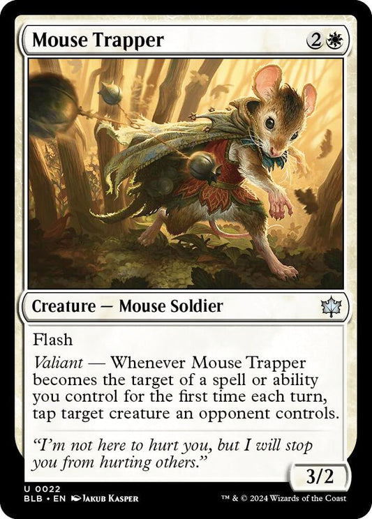 Mouse Trapper BLB Creature Mouse Soldier NM