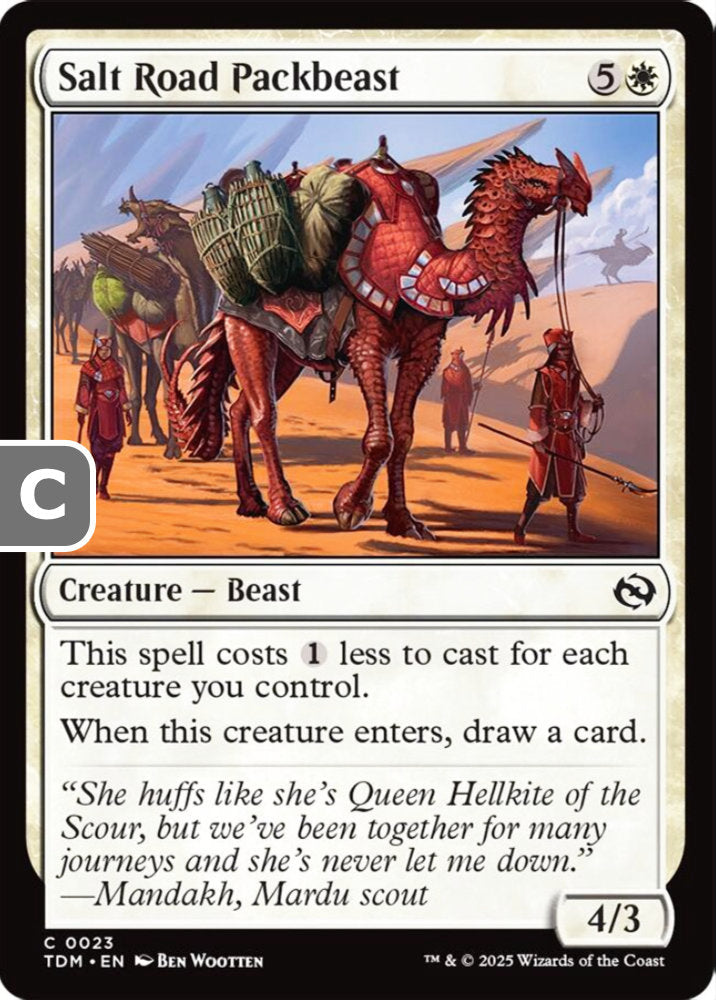 Salt Road Packbeast TDM Creature Beast NM