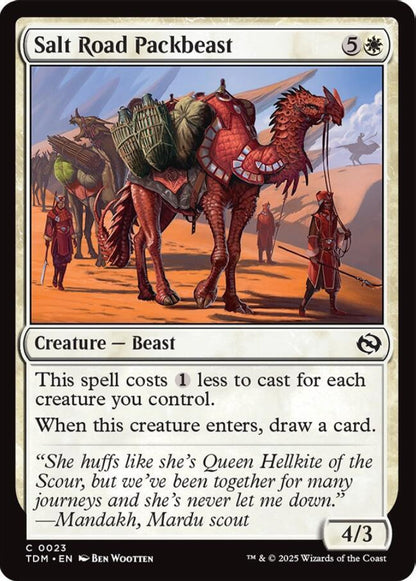 Salt Road Packbeast TDM Creature Beast NM