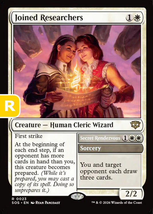 Joined Researchers SOS Creature Human Cleric Wizard NM