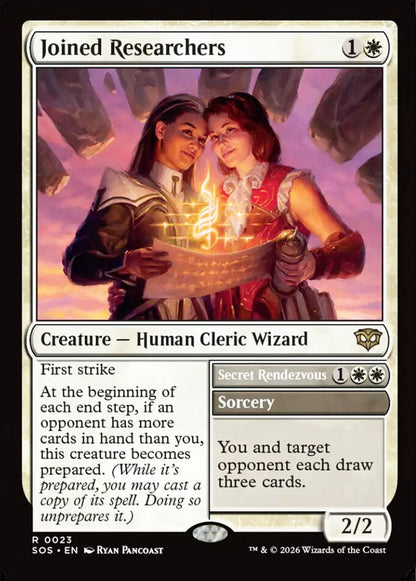 Joined Researchers SOS Creature Human Cleric Wizard NM