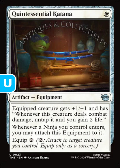 Quintessential Katana TMT Artifact Equipment NM