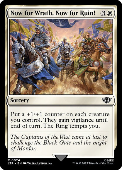 Now for Wrath, Now for Ruin! LTR Sorcery  NM