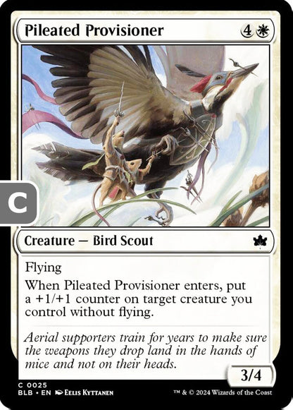 Pileated Provisioner BLB Creature Bird Scout NM