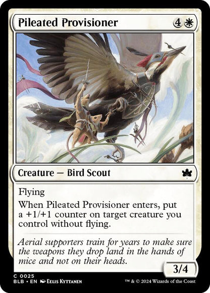 Pileated Provisioner BLB Creature Bird Scout NM