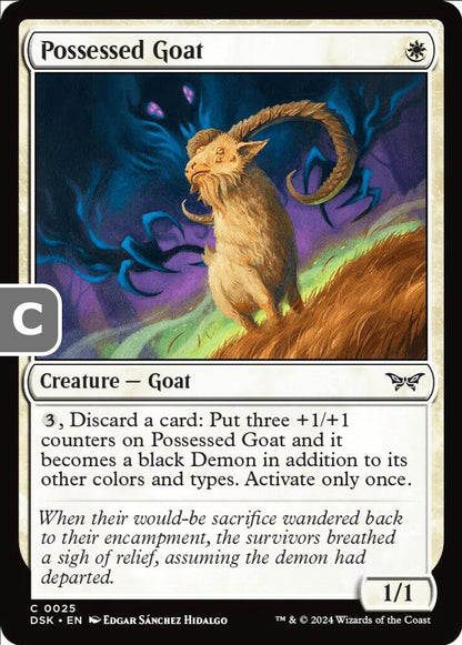 Possessed Goat DSK Creature Goat NM